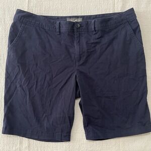 Eddie Bauer Legendwash Women's‎ 18 Blue Cotton Slightly Curvy Shorts Summer